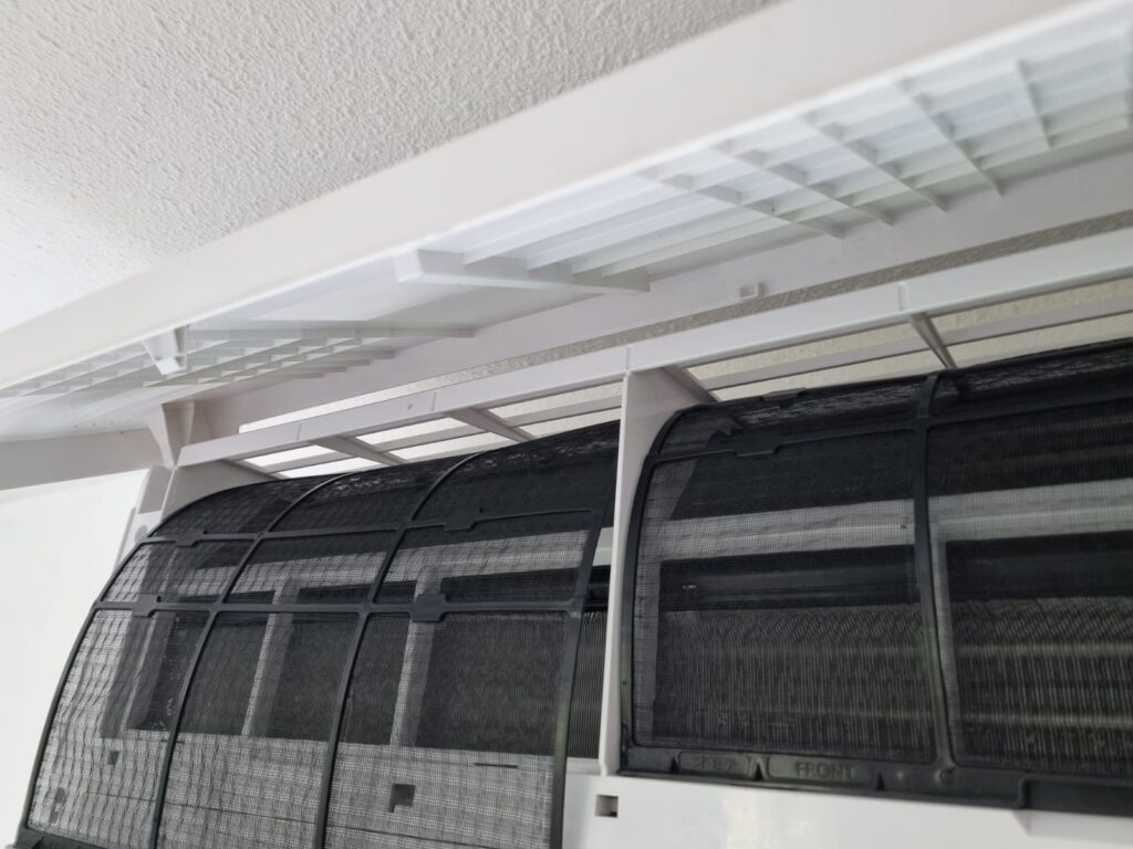 Schoongemaakte airco na airco onderhoud door Klimaatwinkel
